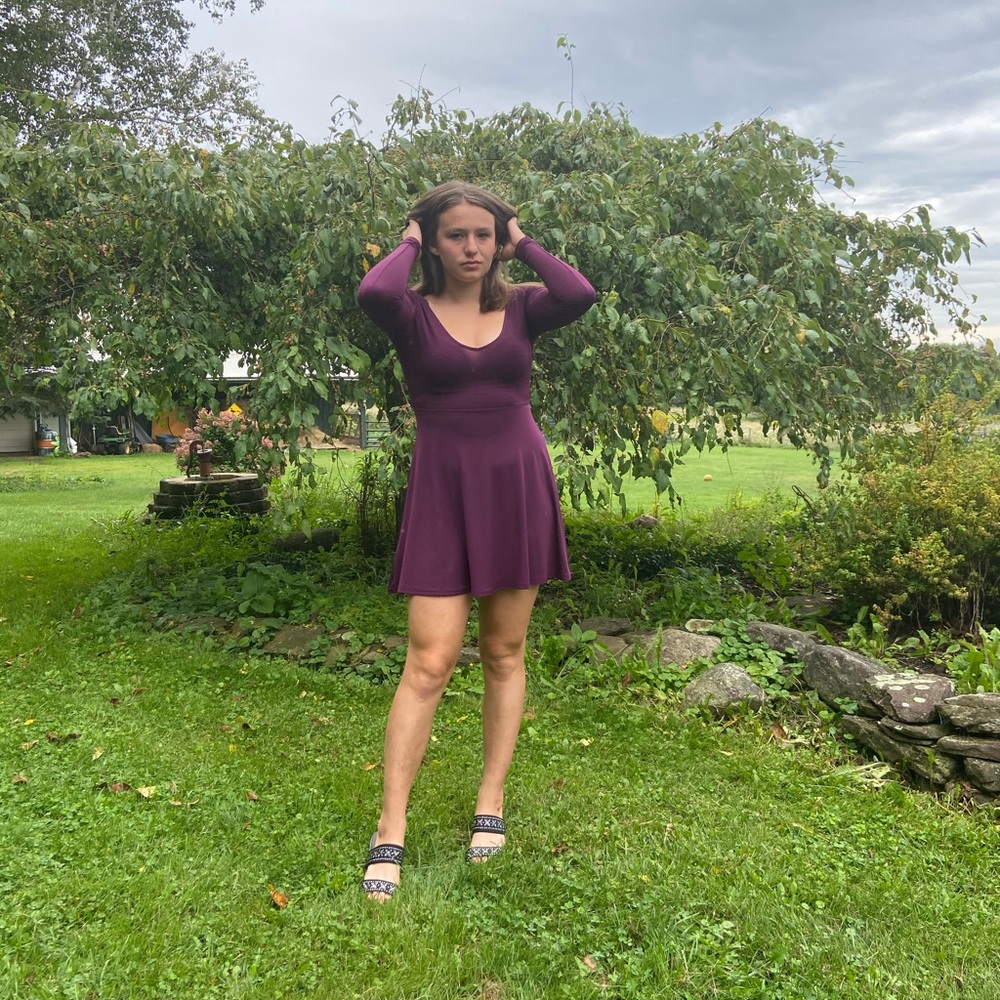 Purple ballet dress